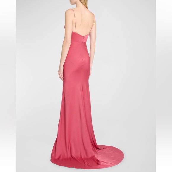 Alex Perry satin crepe draped gown - Picture 3 of 9
